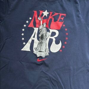 Nike Kids Navy Blue Graphic Tee